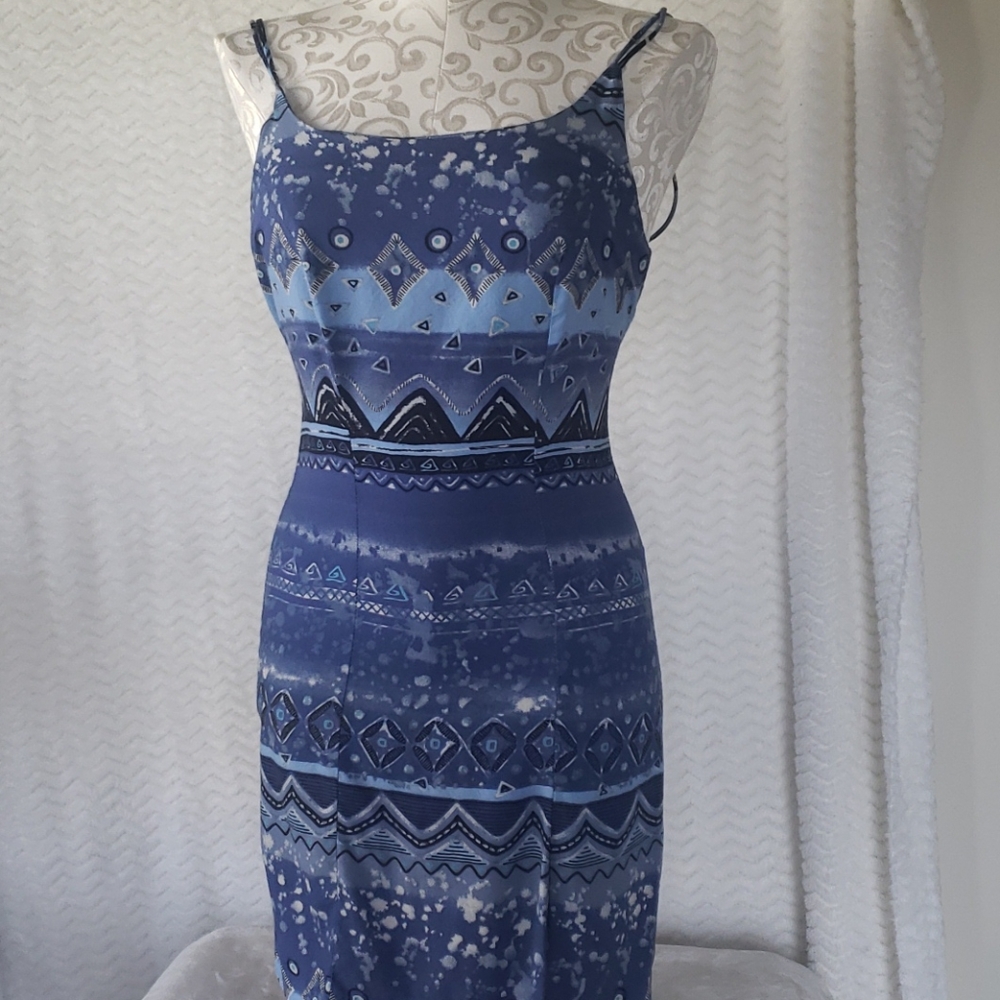 DBY Blue spaghetti strap dress size 3/4